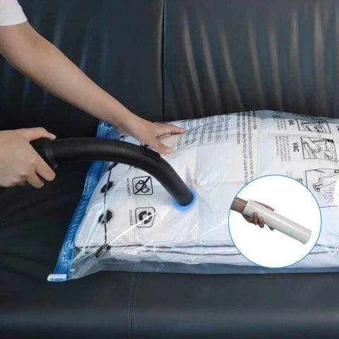 Bolsa al vacío para ropa reduce espacios 70x100 cm