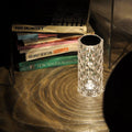 Lampara de mesa cristal USB Diamante